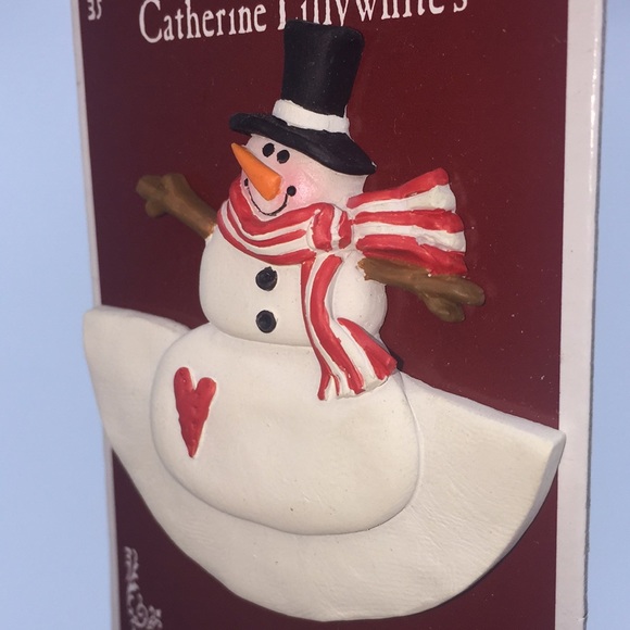 Catherine Lillywhite’s Snowman Christmas Holiday Winter Brooch Gail West New - Picture 4 of 6